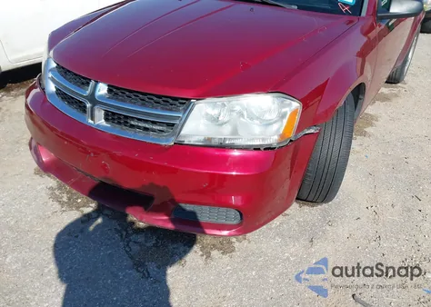 2014 Dodge Avenger Se из США, поврежденный, VIN 1C3CDZABXEN224199